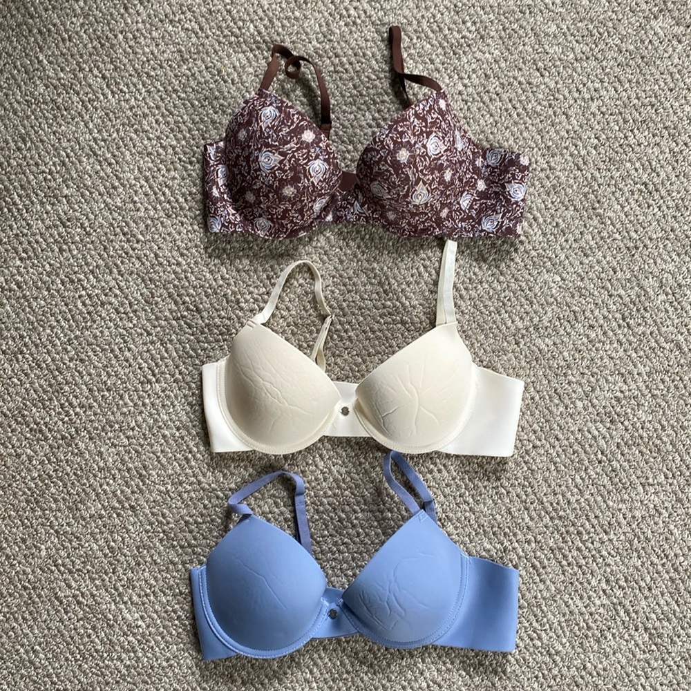 Womens Lucky Brand Bras - 3 Pack - 36B